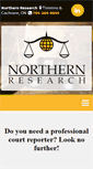 Mobile Screenshot of northernresearch.net